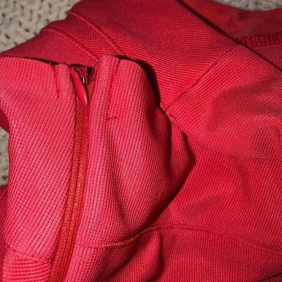 Miroa size large tangerine color bodycon dress - Picture 5 of 7